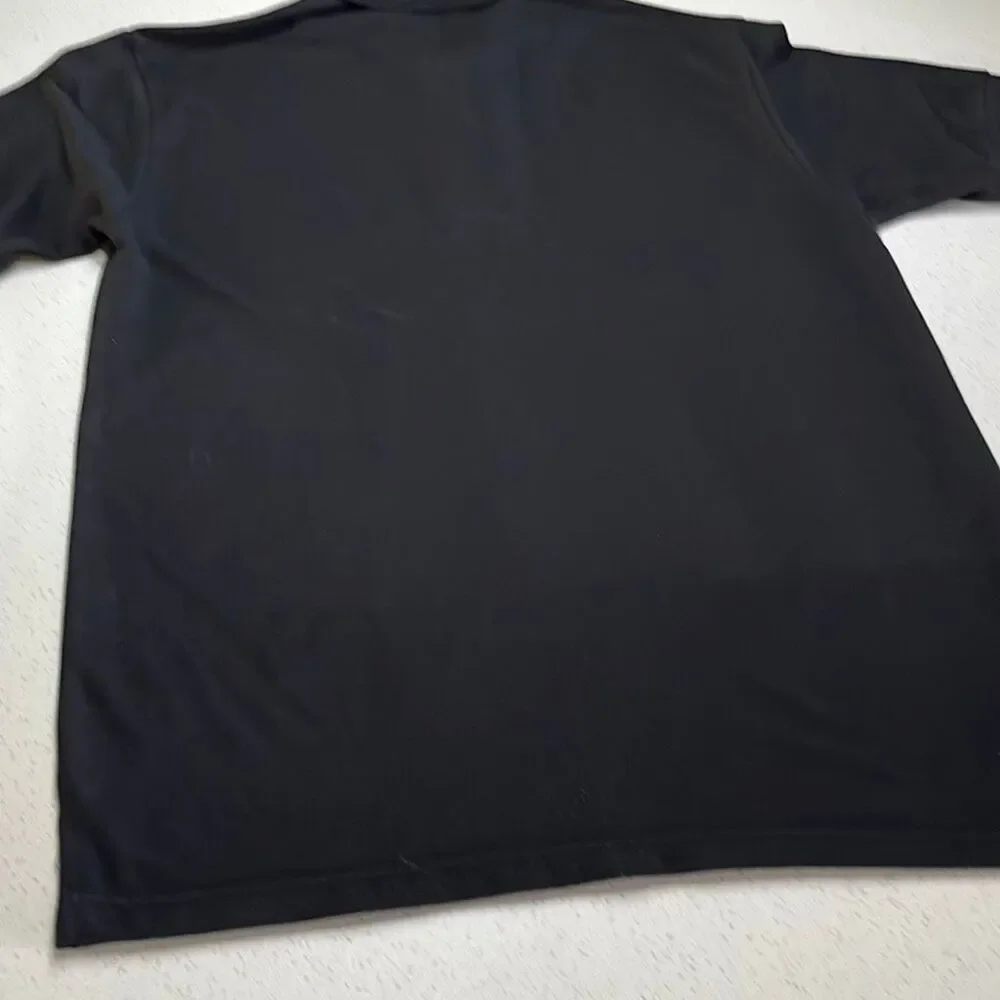 Polo Sport Ralph Lauren 100% Cotton Black Polo Shirt Mens Large